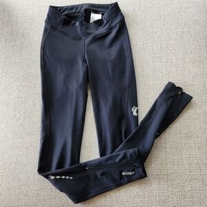 Pearl Izumi Select Cycling Pant Legging Women Size Medium Black Zipper Ankle